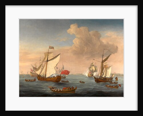 Ships in the Thames Estuary near Sheerness, Isaac Sailmaker, ca. 1633-1721 by Isaac Sailmaker