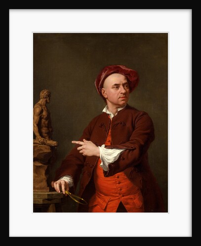 John Michael Rysbrack Modelling His Terra-Cotta Statue of Hercules by Andrea Soldi