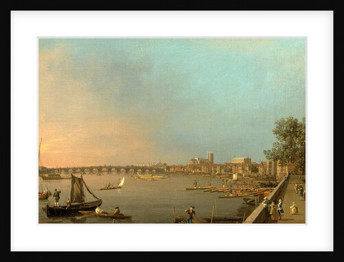 The Thames from the Terrace of Somerset House by Canaletto