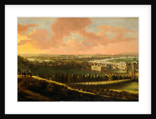 Greenwich, with London in the distance View of London from Greenwich Hill by Anonymous