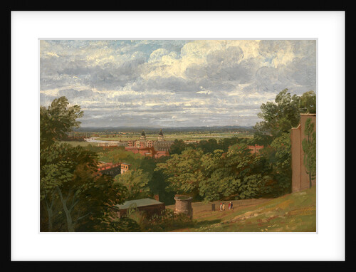 Greenwich Hospital from the Observatory with a Distant View of London by Thomas Hofland