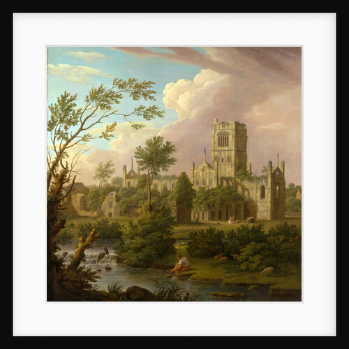 Kirkstall Abbey, Yorkshire by George Lambert