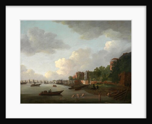 An Imaginary View of Westminster Bridge, London, Adrien Leprieur by Adrien Leprieur