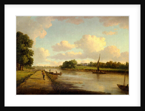 View on the River Thames at Richmond View on the River Thames at Richmond (?), London by William Marlow