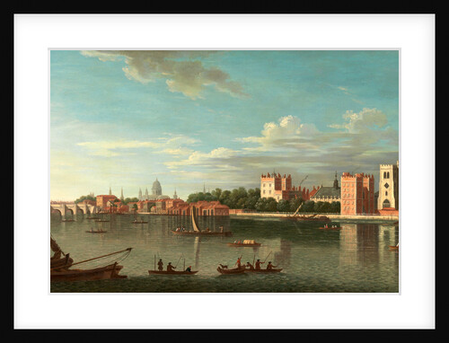 Thames at Lambeth Palace, London by Anonymous