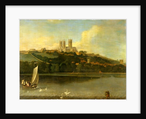 A View of the Cathedral and City of Lincoln from the River, Joseph Baker of Lincoln by Of Lincoln