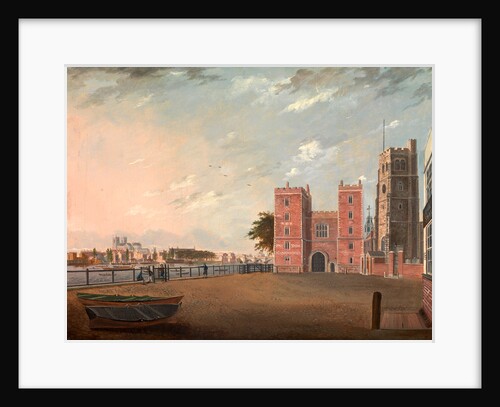Lambeth Palace from the West, London by Daniel Turner