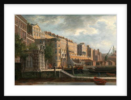York Water-Gate and the Adelphi, Daniel Turner by Daniel Turner