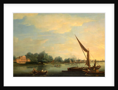 The Thames at Chelsea by Thomas Whitcombe