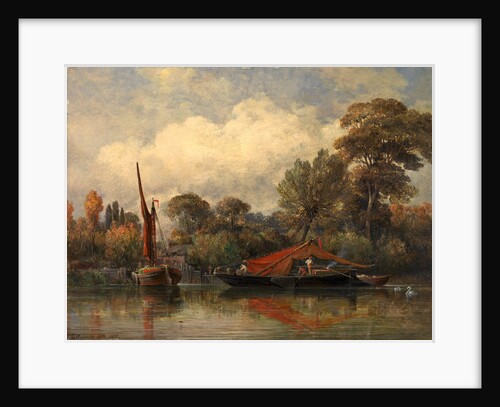 Opposite my House at Barnes by Edward William Cooke