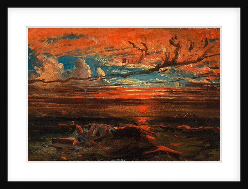 Sunset at Sea after a Storm by Francis Danby