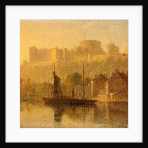 Windsor Castle from the Thames by William Daniell