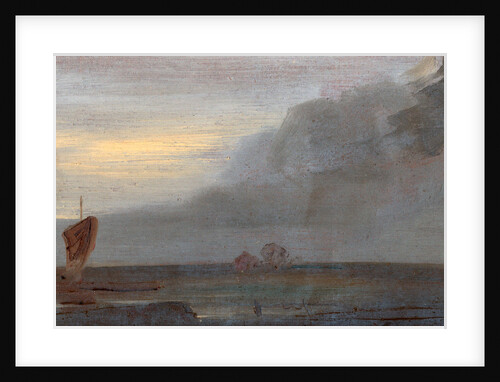 Seapiece with Boats: Evening by Anonymous