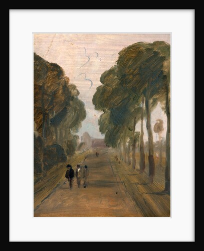 Avenue with Figures by Anonymous