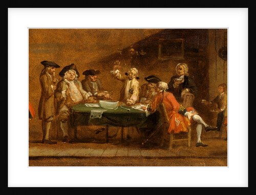 Figures in a Tavern or Coffee House The Coffee House Politicians by Joseph Highmore