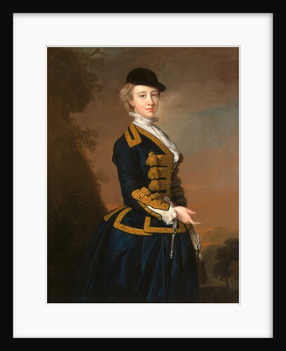 Portrait of a Young Woman of the Fortesque Family of Devon by Thomas Hudson