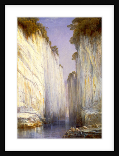 The Marble Rocks - Nerbudda Jubbolpore by Edward Lear