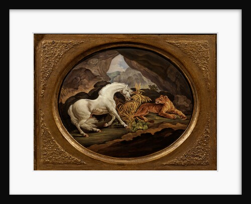 A Horse Frightened by a Lioness by Anonymous