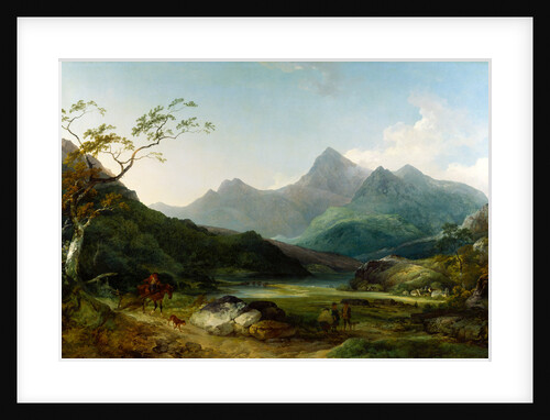 Snowdon from Capel Curig by Philippe-Jacques de Loutherbourg