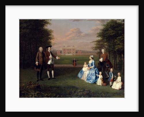 Robert Gwillym of Atherton and His Family Robert and Elizabeth Gwillym and their family, of Atherton Hall, Herefordshire by Arthur Devis