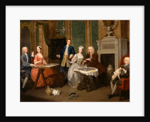 Portrait of a Family A Family Party by William Hogarth