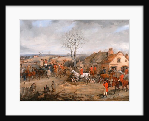 Hunting Scene: The Meet The Belvoir Hunt: The meet by Henry Thomas Alken