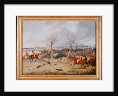Hunting Scene: In Full Cry The Belvoir Hunt: Full Cry by Henry Thomas Alken