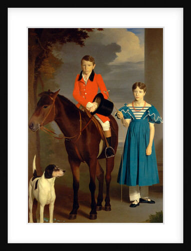 John Gubbins Newton and His Sister, Mary Newton by Robert Burnard