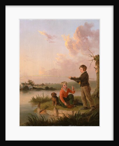 The Young Anglers The Young Fishermen by Edmund Bristow