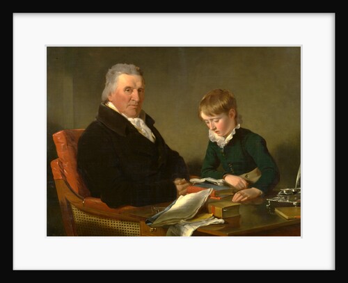 Francis Noel Clarke Mundy and His Grandson, William Mundy by Ramsay Richard Reinagle