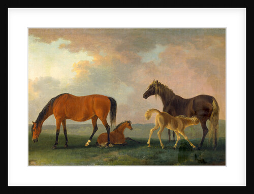 Mares and Foals, facing left by Sawrey Gilpin