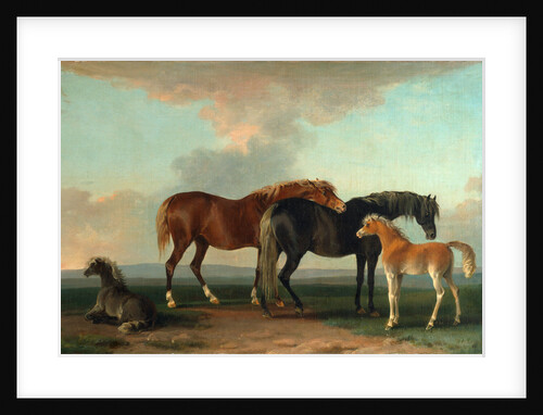 Mares and Foals, facing right by Sawrey Gilpin
