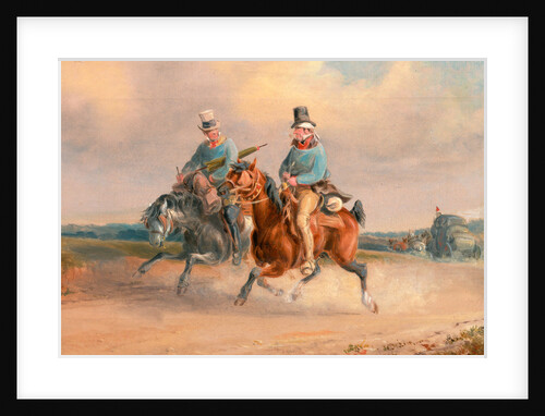 A Scene on the Road in France Travelling Companions by Charles Cooper Henderson