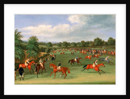 Epsom Races: Preparing to Start by James Pollard