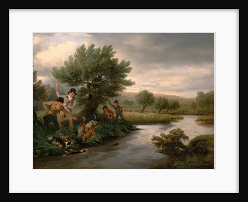 Spearing the Otter by Philip Reinagle