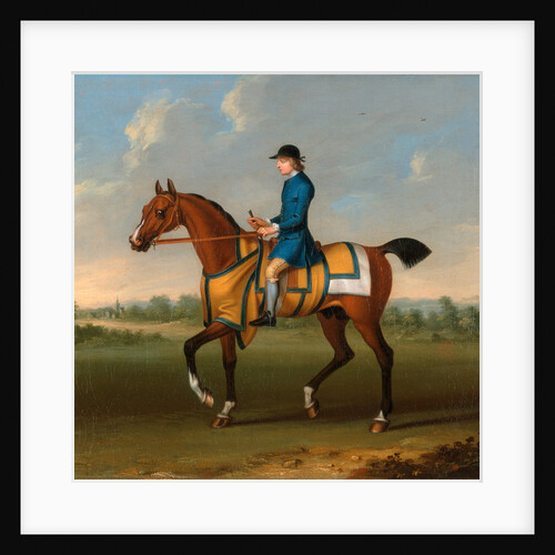 A Bay Racehorse with Jockey Up by James Seymour