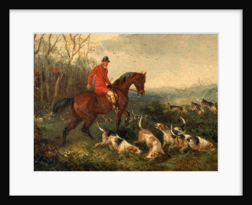 Foxhunting: At Cover by William J. Shayer