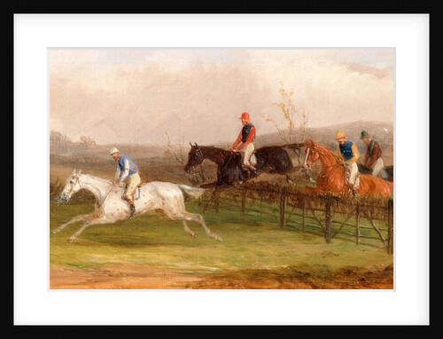 Steeplechasing: The Brook by William J. Shayer