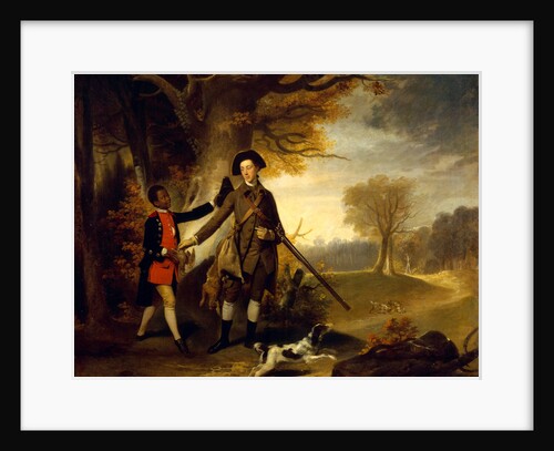 An Unknown Man, perhaps Charles Goring of Wiston, out Shooting with his Servant by Anonymous