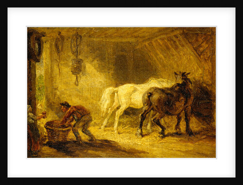 Interior of a Stable by James Ward