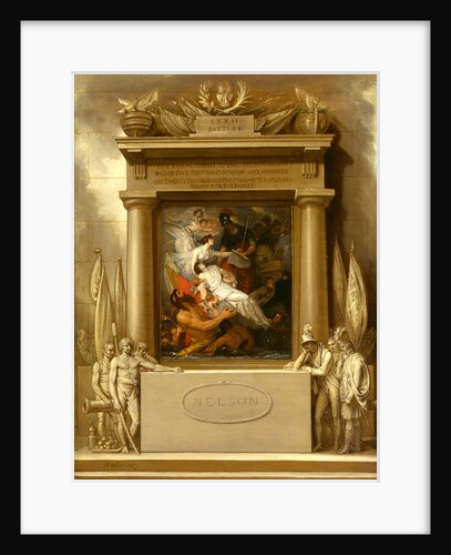 The Apotheosis of Nelson Project for a Monument 'The Apotheosis of Nelson' by Benjamin West