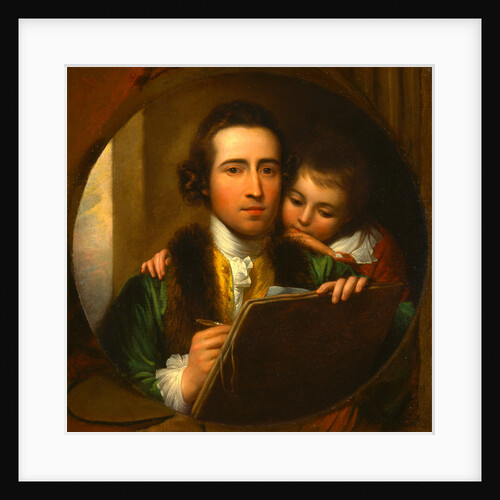 The Artist and His Son Raphael by Benjamin West