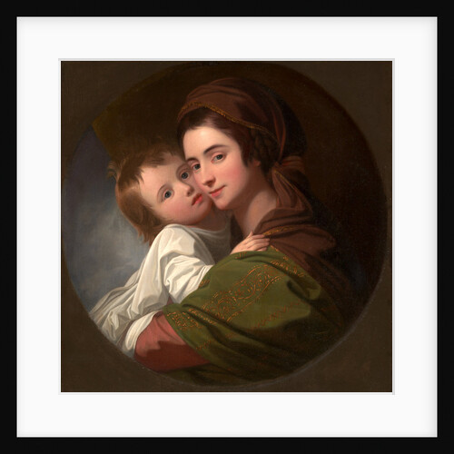 The Artist's Wife Elizabeth and Their Son Raphael by Benjamin West