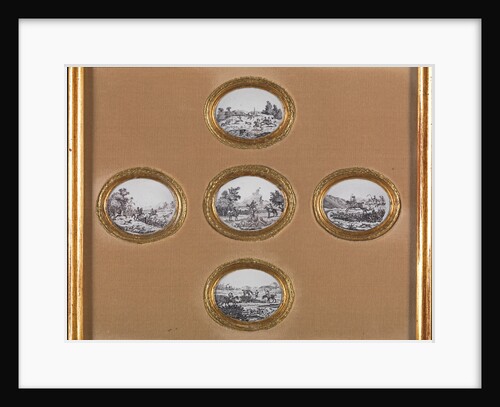 Ceramic Hunting Scenes by Anonymous
