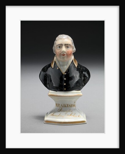 Ceramic Bust of R. Raikes, Esq. by Anonymous