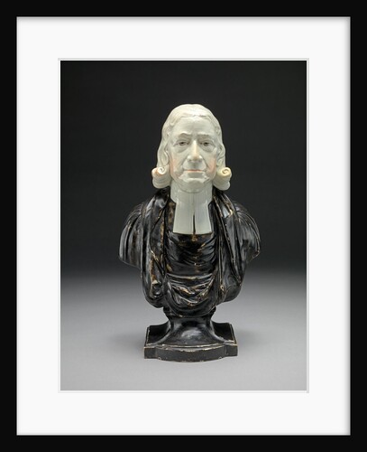 Ceramic Bust of the Reverend John Wesley by Anonymous