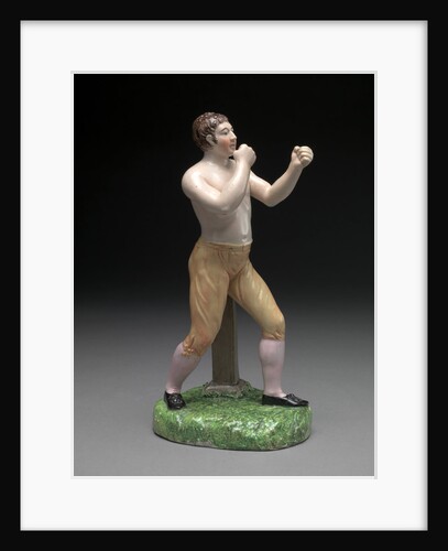 Ceramic, The Boxer Tom Cribb: in canary breeches, by Anonymous