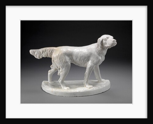 Ceramic, A Setter by Anonymous