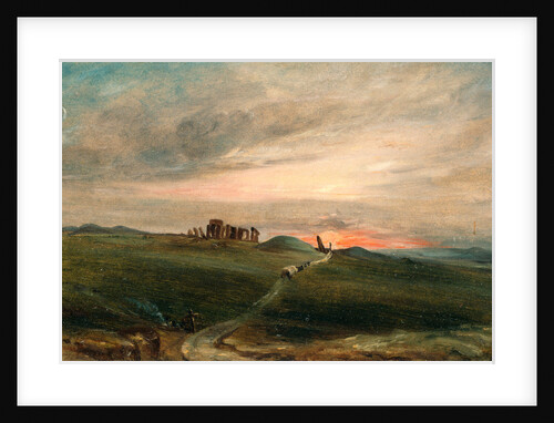 Stonehenge at Sunset by Anonymous