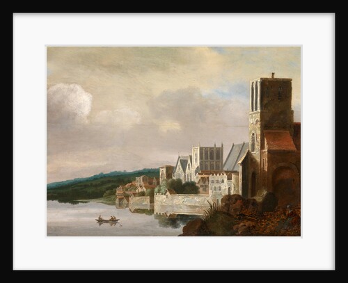 The Thames at Westminster, London by De Jongh